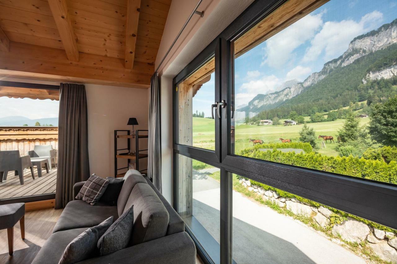 Narzenhof Wellness Chalets, Familien&Luxus Apartments am Bauernhof St. Johann in Tirol Exterior foto