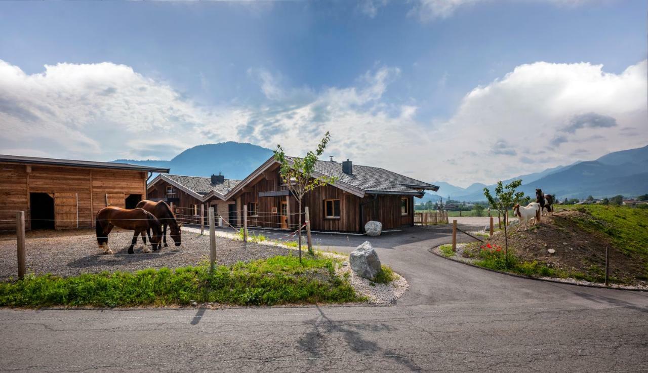 Narzenhof Wellness Chalets, Familien&Luxus Apartments am Bauernhof St. Johann in Tirol Exterior foto